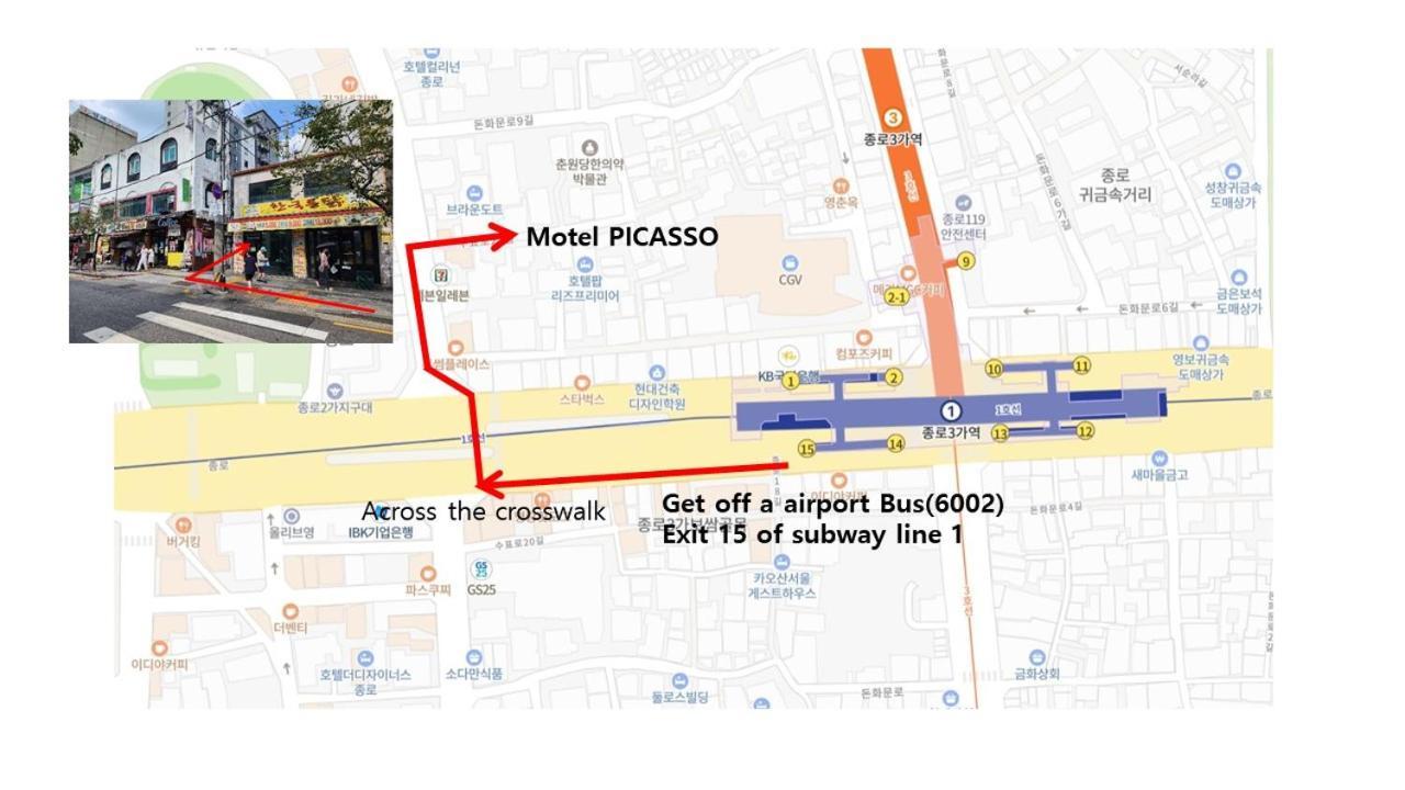 Picasso Motel Seoul Exterior foto