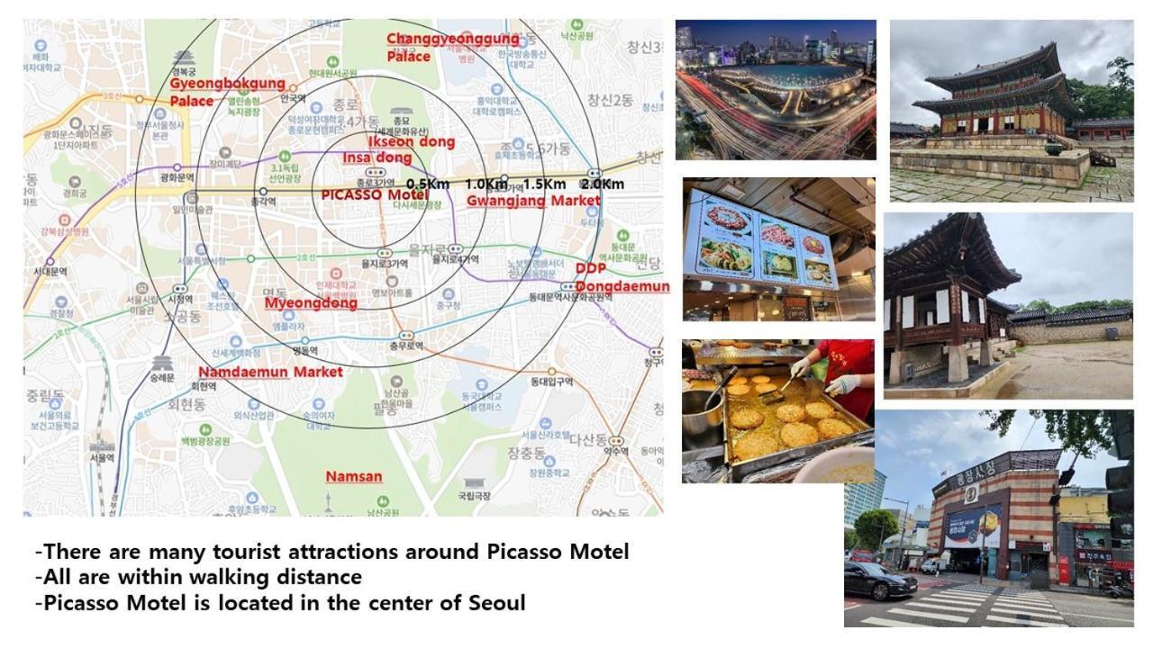 Picasso Motel Seoul Exterior foto