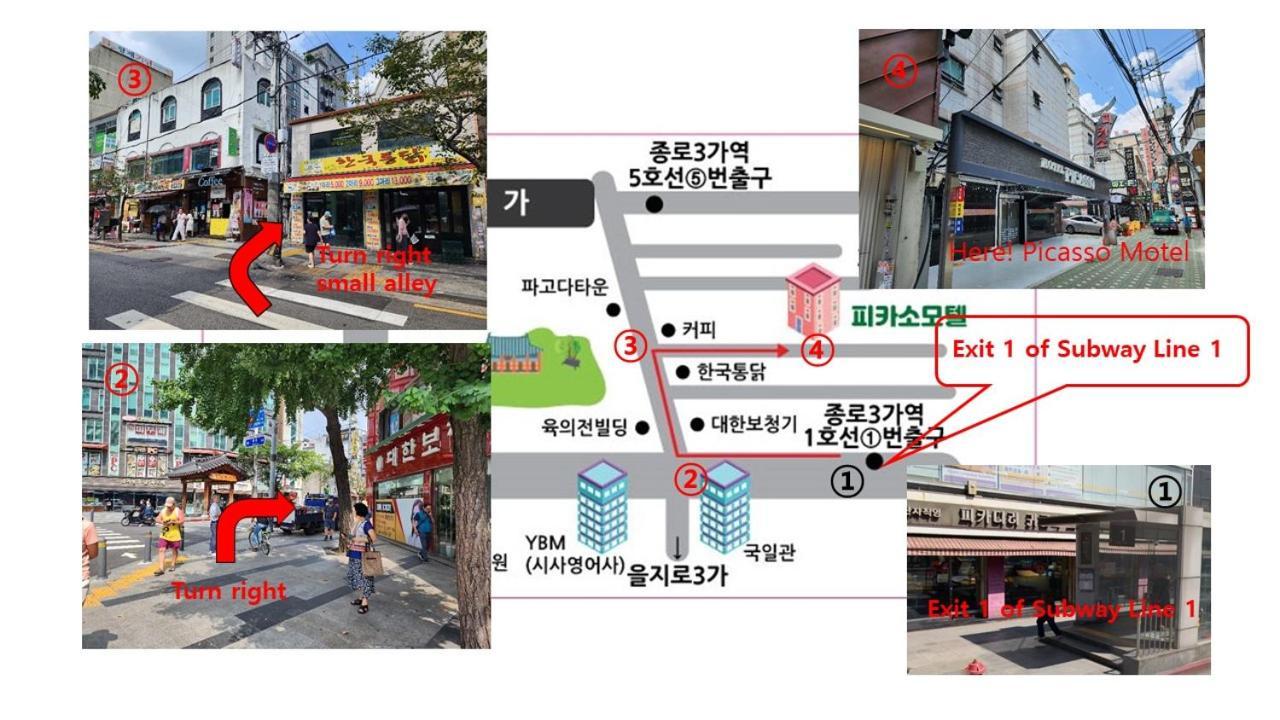 Picasso Motel Seoul Exterior foto